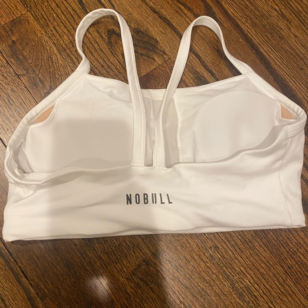 NOBULL Women's Classic White Sports Bra